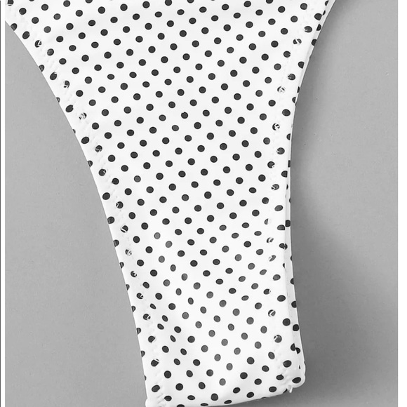 Polka Dot High Leg Bikini - Picture 3 of 6